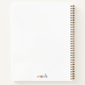 子パーソナライズされた供レシピ書 ノートブック (裏面)