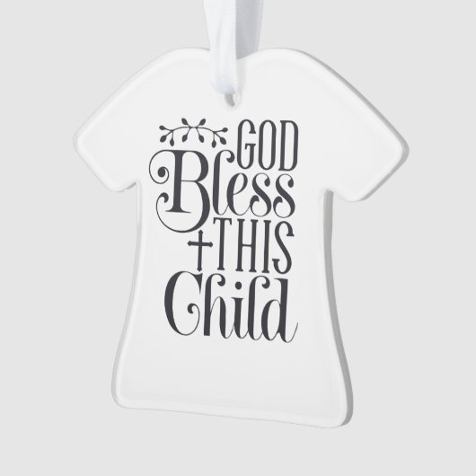 子パーソナライズされた供・ベビーのクリスマス飾り オーナメント (正面)