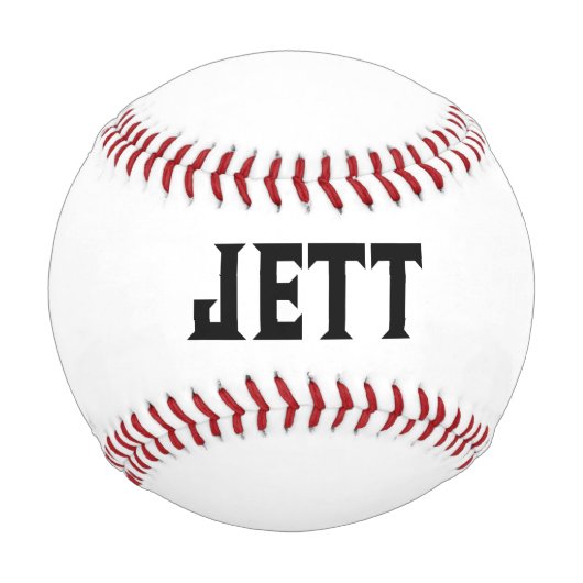 子パーソナライズされた名 野球ボール (正面)