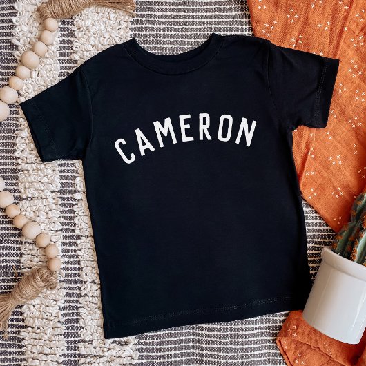 子パーソナライズされた名T型 ベビーTシャツ