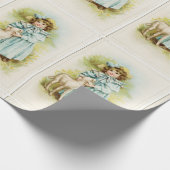 子ヒツジとのヴィンテージの失敗 ラッピングペーパー (角)