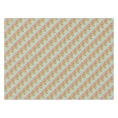 子ヒツジのテーブルクロスとのヴィンテージのハッピーイースターの天使 テーブルクロス (正面(横))