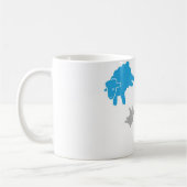 子ヒツジのStarrの多彩なマグ コーヒーマグカップ (左)