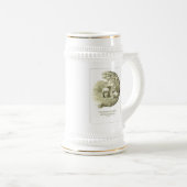 子ヒツジ及び聖なる書物、経典のマグ ビールジョッキ (正面右)