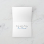 "子ヒツジ"のクリスマスカード見て下さい シーズンカード (内部)