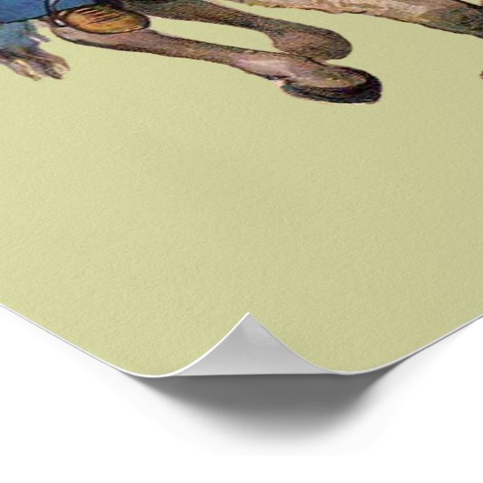 子ビクトリアンと馬 ポスター (角)