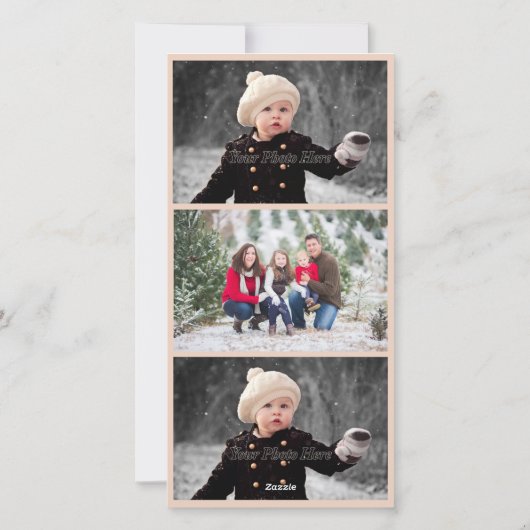 子ビクトリアンどもクリスマスフォトカード シーズンカード (裏面)