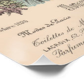 子ビクトリアンどもフランスのファッションヴィンテージ広告 ポスター (コーナー)