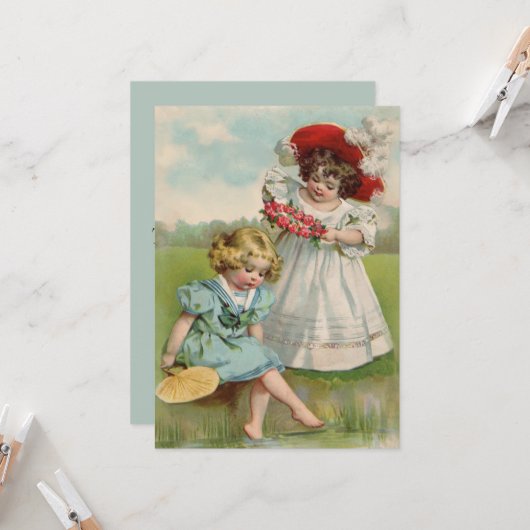 子ビクトリアンども 招待状 (正面/裏面インサイチュ)