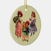 子ビクトリアン供ヴィンテージオーナメント セラミックオーナメント (右)