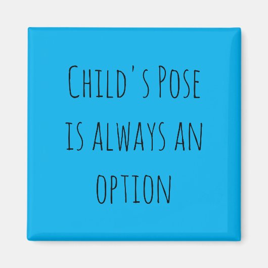 子ポーズは常にオプション マグネット (正面)