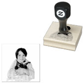子ポートレートゴムカスタムスタンプ ラバースタンプ (押印)