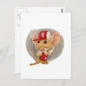 子マウス聞の ポストカード (正面/裏面)