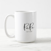 子モダン供の名前を持つパマグカップ コーヒーマグカップ (左)