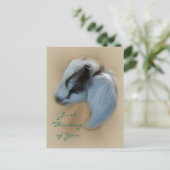 子ヤギのポストカード - カスタマイズ ポストカード (スタンド正面)