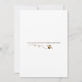 子ユニセックス誕生日招待状。 招待状 (裏面)