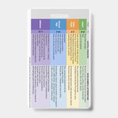 子ライフバッジ（垂直） バッジ (裏面)