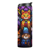 子不気味ネコ タンブラー (回転左)