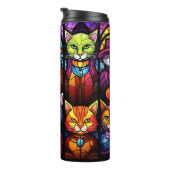 子不気味ネコ タンブラー (回転右)