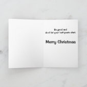 子供おもしろいたちに伝えるクリスマスカード シーズンカード (内部)