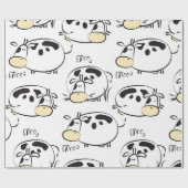 子供おもしろいっぽい動物のパターン。ヴィンテージクリップ ラッピングペーパー (フラット)