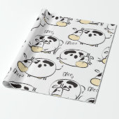 子供おもしろいっぽい動物のパターン。ヴィンテージクリップ ラッピングペーパー (アンロールド)