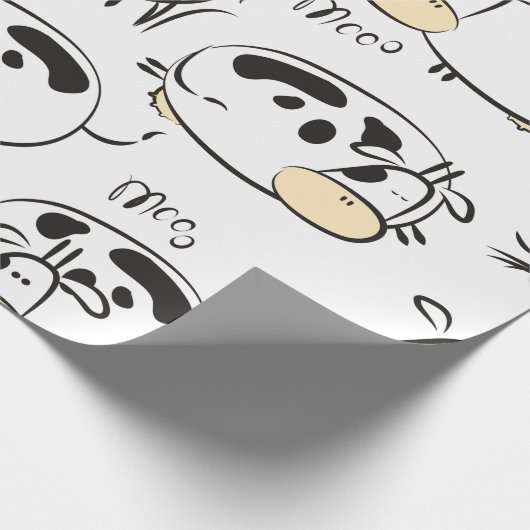 子供おもしろいっぽい動物のパターン。ヴィンテージクリップ ラッピングペーパー (角)