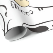 子供おもしろいっぽい動物のパターン。ヴィンテージクリップ ラッピングペーパー (ロールコーナー)