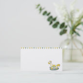 子供およびおもしろいのためのかわいく素晴らしく美しいbusinesscard 名刺 (スタンド正面)
