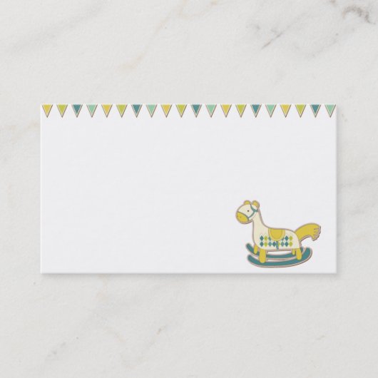 子供およびおもしろいのためのかわいく素晴らしく美しいbusinesscard 名刺 (正面)