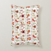 子供および動物パターン アクセントクッション (正面(垂直))