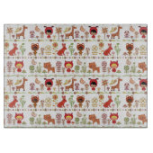 子供および動物パターン カッティングボード (正面)