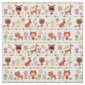 子供および動物パターン ファブリック (見本)