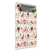 子供および動物パターン ミニクリップボード (アングル)