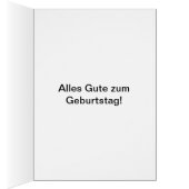 子供および鶏のAlles Guteのzum Geburtstag (内側 (右))