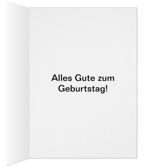 子供および鶏のAlles Guteのzum Geburtstag (内側 (右))