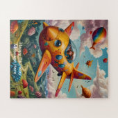 子供お洒落のよくはしゃぐデザイン ジグソーパズル (横)