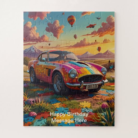 子供お洒落のよくはしゃぐデザイン ジグソーパズル (縦)