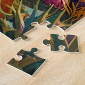 子供お洒落のよくはしゃぐデザイン ジグソーパズル (側面)