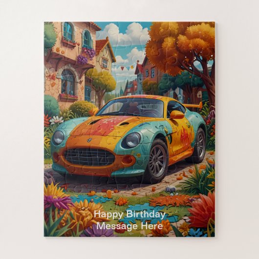 子供お洒落のよくはしゃぐデザイン ジグソーパズル (縦)