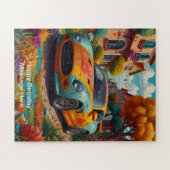 子供お洒落のよくはしゃぐデザイン ジグソーパズル (横)