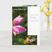 子供からのお母さんへの母の日カード カード (黄色い花)