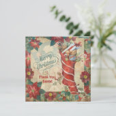 子供からのサンタへの感謝カード サンキューカード (スタンド正面)