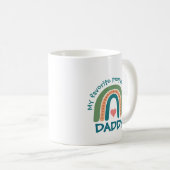 子供からのパパのための虹 コーヒーマグカップ (正面右)