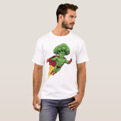 子供から大人まで楽しめる健康的な食品のTシャツ Tシャツ (正面フル)