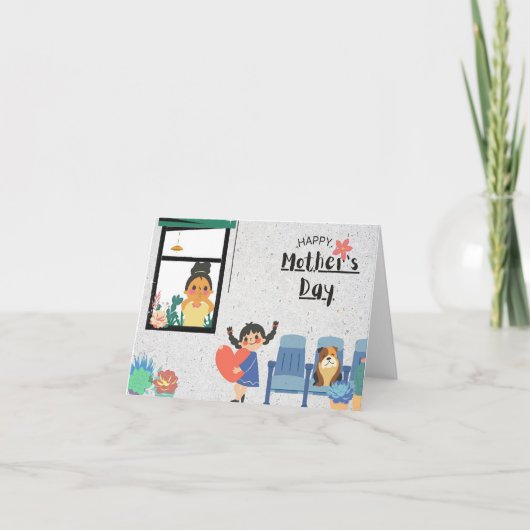 子供から母の日 サンキューカード (正面)