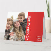 子供から親へのバレンタインカード カード (裏面)