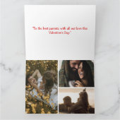 子供から親へのバレンタインカード カード (内部)