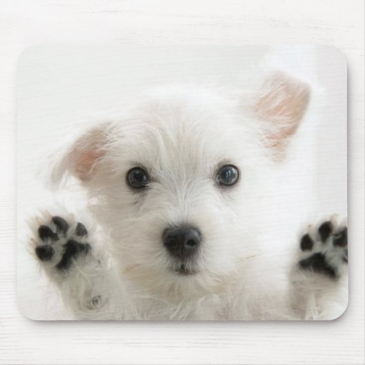子供かわいい犬のマウスパッド マウスパッド (正面)