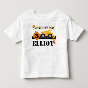 子供か幼児の建築の誕生日のRaglanのワイシャツ トドラーTシャツ